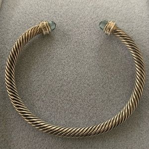 David Yurman Prasiolite Cable Bracelet